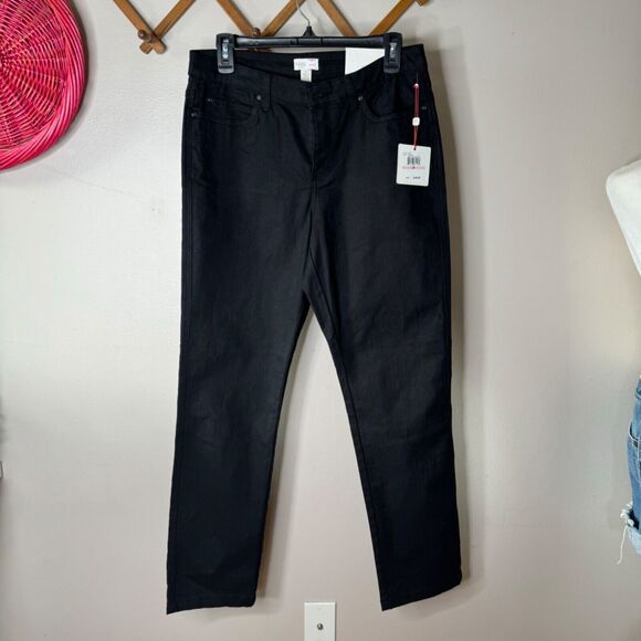 Rafaella Size 10P Curvy Fit Pants, Defined Waist, Higher Back Rise NWT - Picture 1 of 9